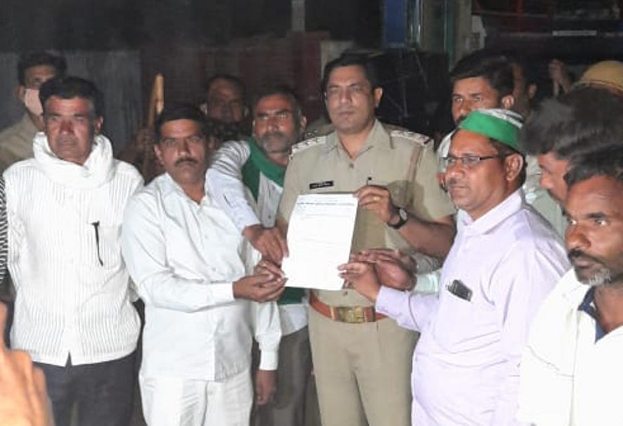 Fury among farmers due to attack on Rakesh Tikait