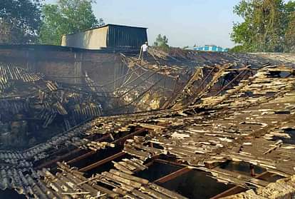 Damage of one crore due to fire in factory