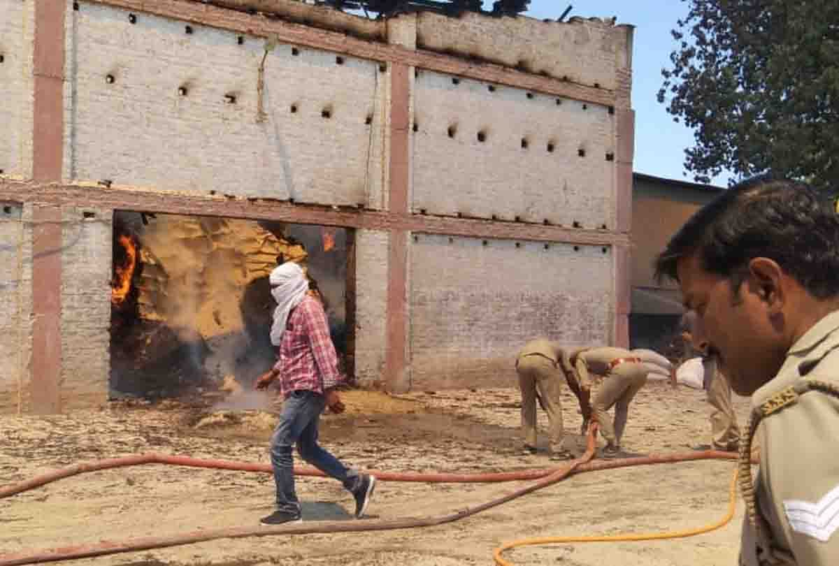 Damage of one crore due to fire in factory