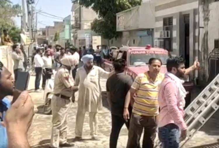 Human Skull found from a house during fire breaks in Punjab