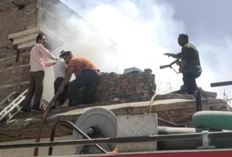 Human Skull found from a house during fire breaks in Punjab