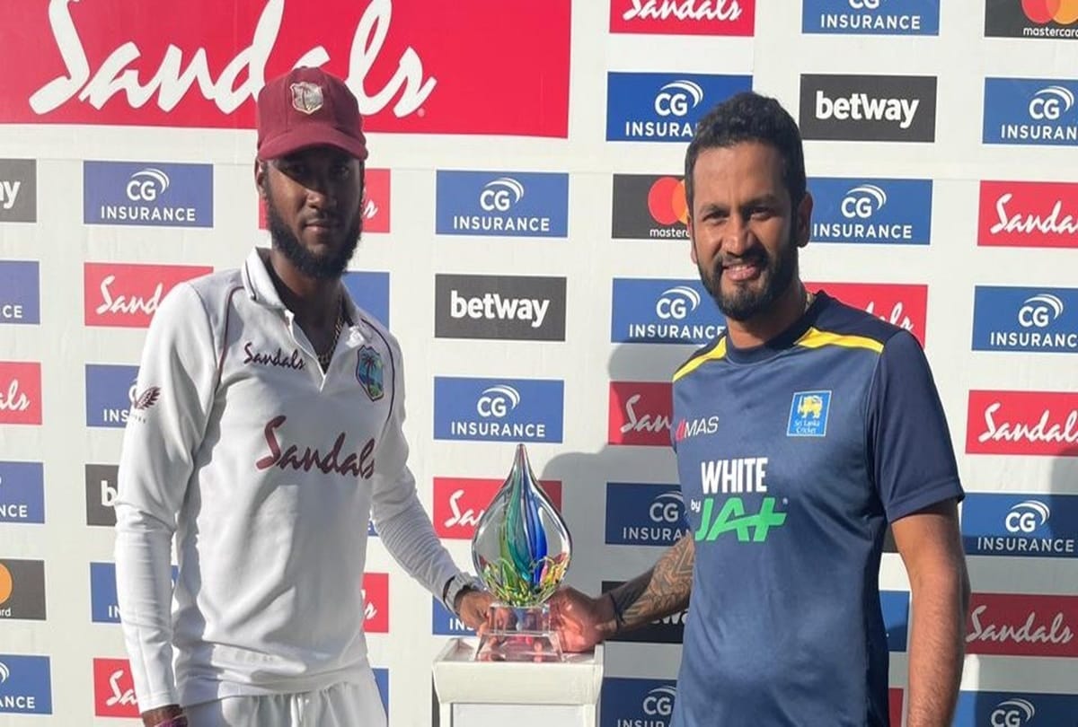 West Indies and Sri Lanka play draw in second test match