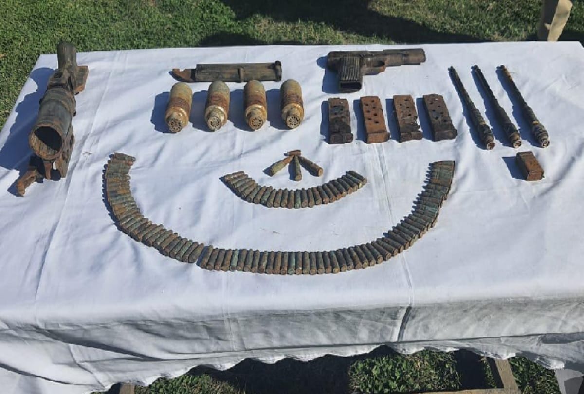 Jammu kashmir News : Arms recovered in Budgam