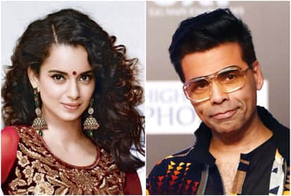 koffee with karan season 7  kangana ranaut taunts Karan Johar by sharing a picture of an old episode of the show