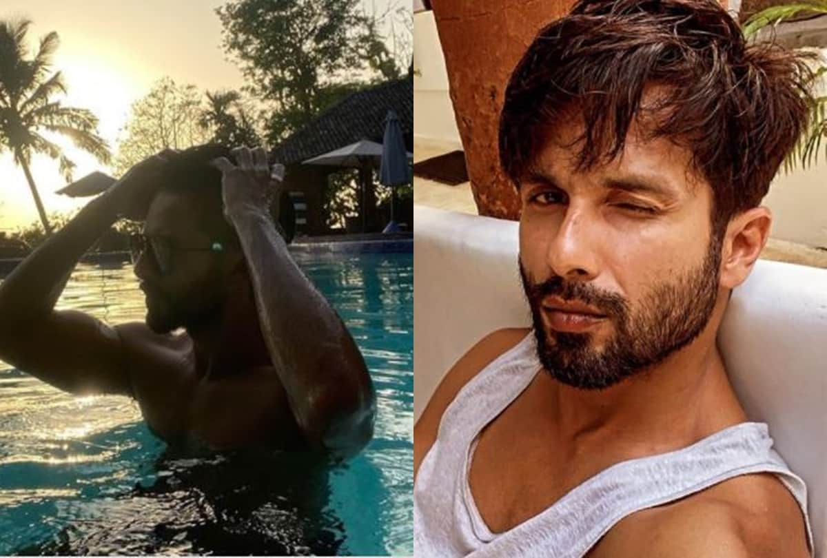 Shahid Kapoor photo posing in swimming pool goes viral on internet
