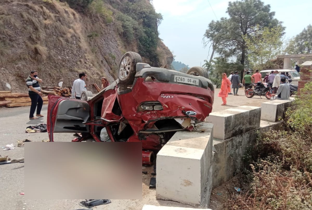 car accident in chamba himachal pradesh, three died on spot