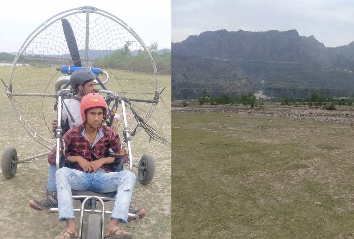 Jammu and Kashmir Para motor facility started at Chenab river in Shivkhodi