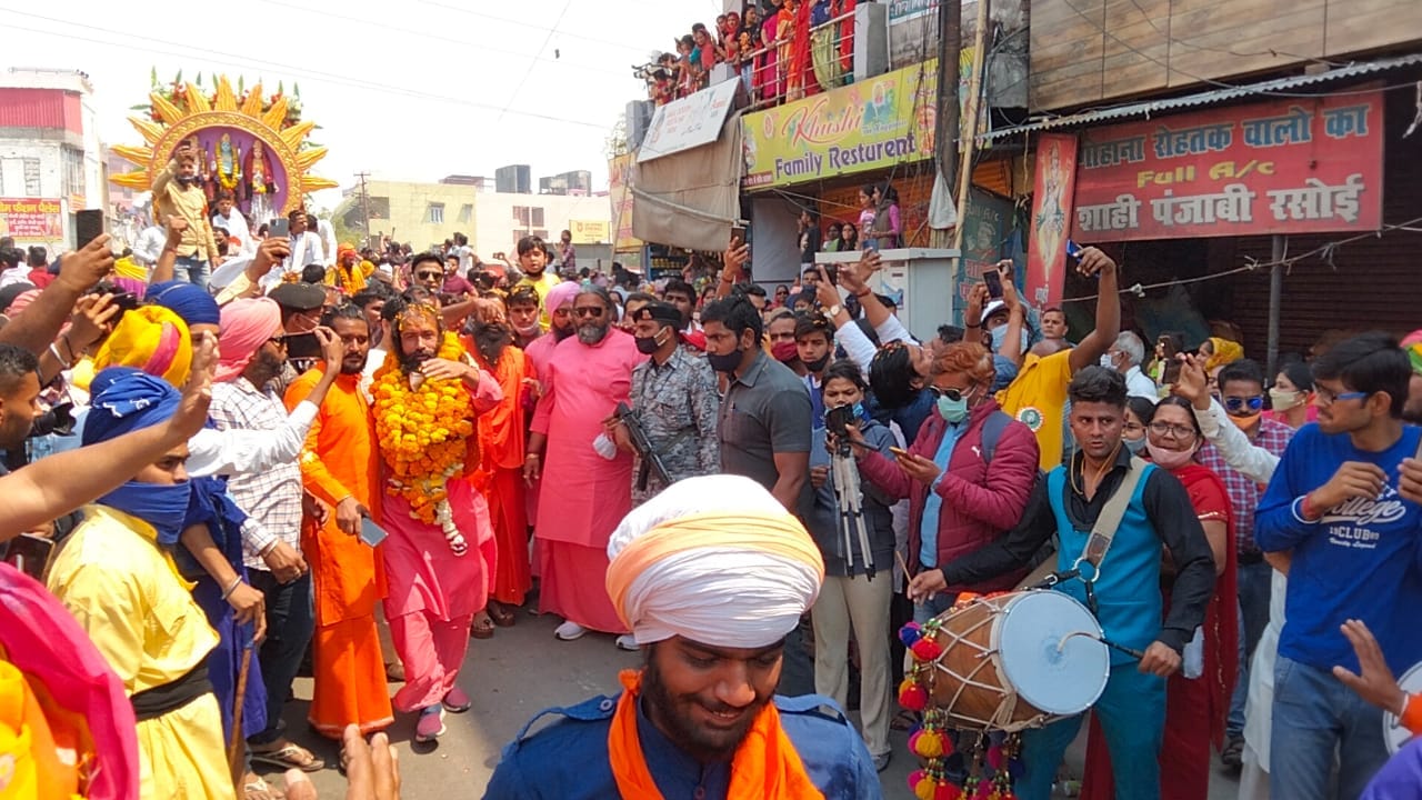 Haridwar Kumbh Mela 2021 latest news : sri panchayati udaseen bara akhara peshwai today, watch photos