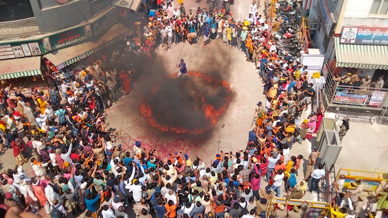 Haridwar Kumbh Mela 2021 latest news : sri panchayati udaseen bara akhara peshwai today, watch photos