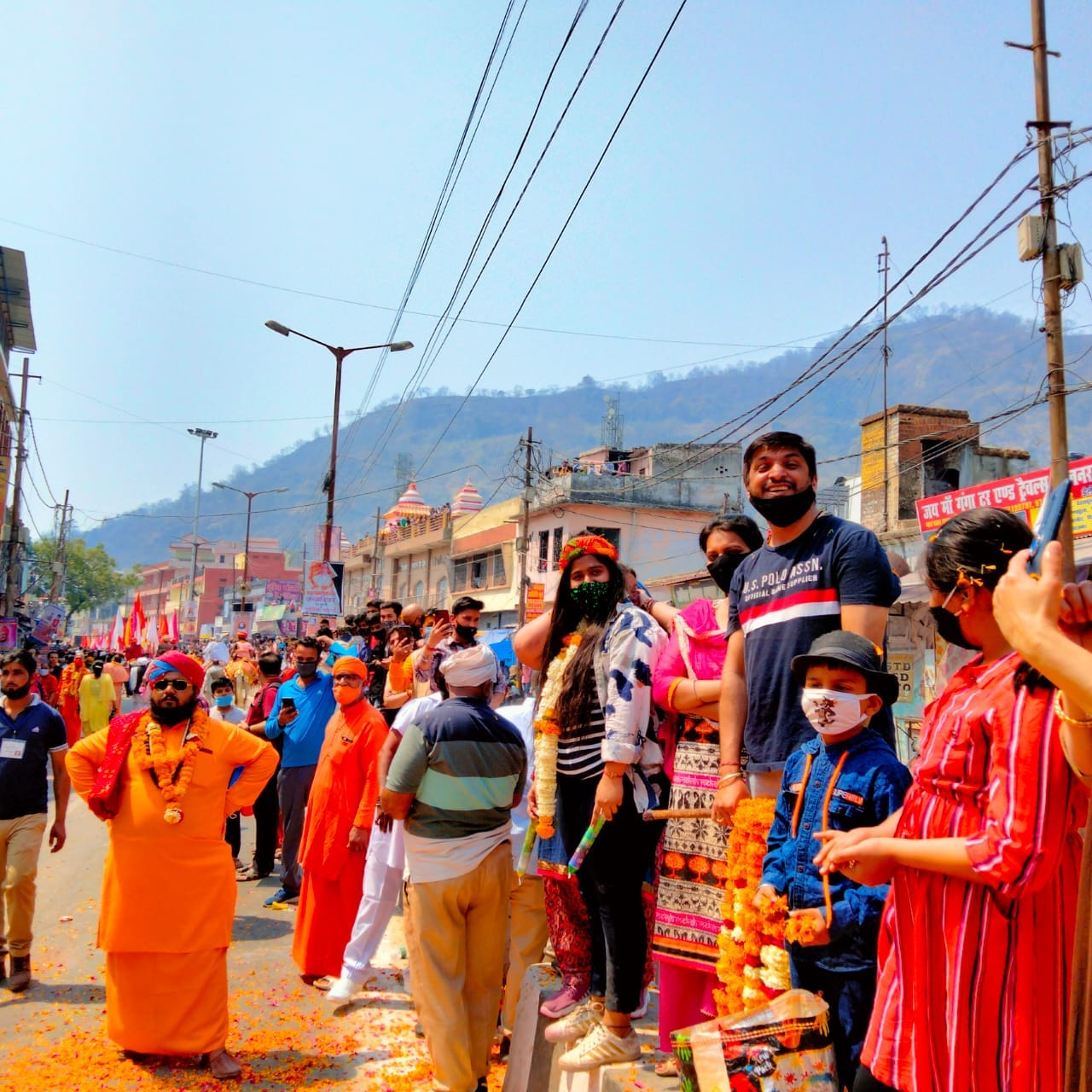 Haridwar Kumbh Mela 2021 latest news : sri panchayati udaseen bara akhara peshwai today, watch photos