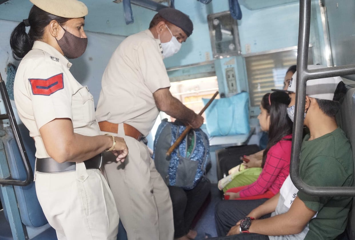 police case file in train loot case