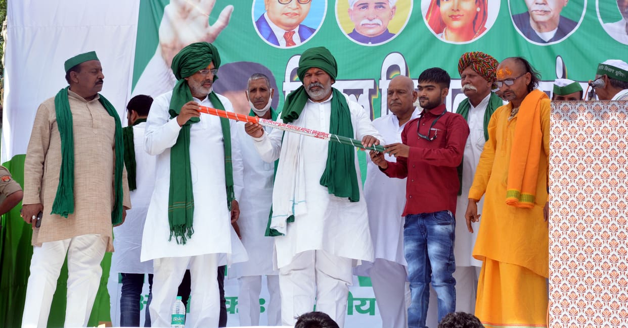 Will give 'Nath' to the government like the bull: Tikait