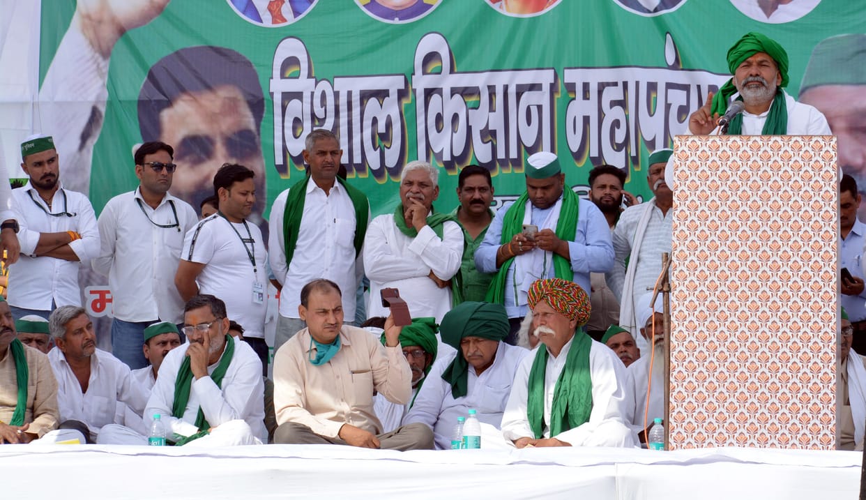 bjp leader attacked on me say rakesh tikait