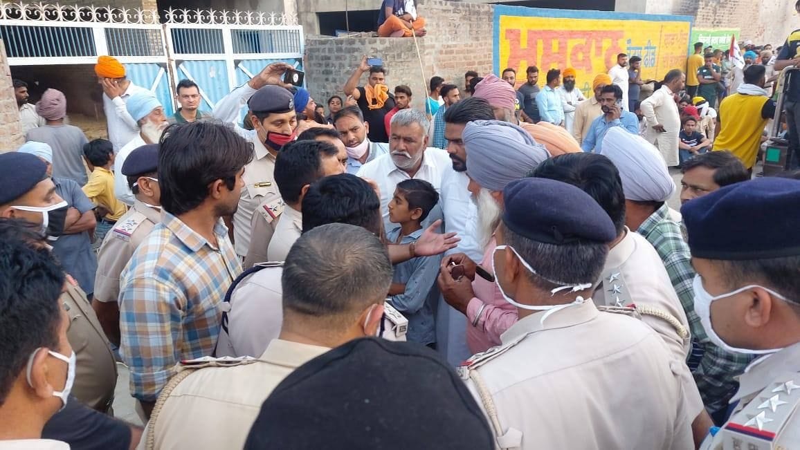 Farmer protest