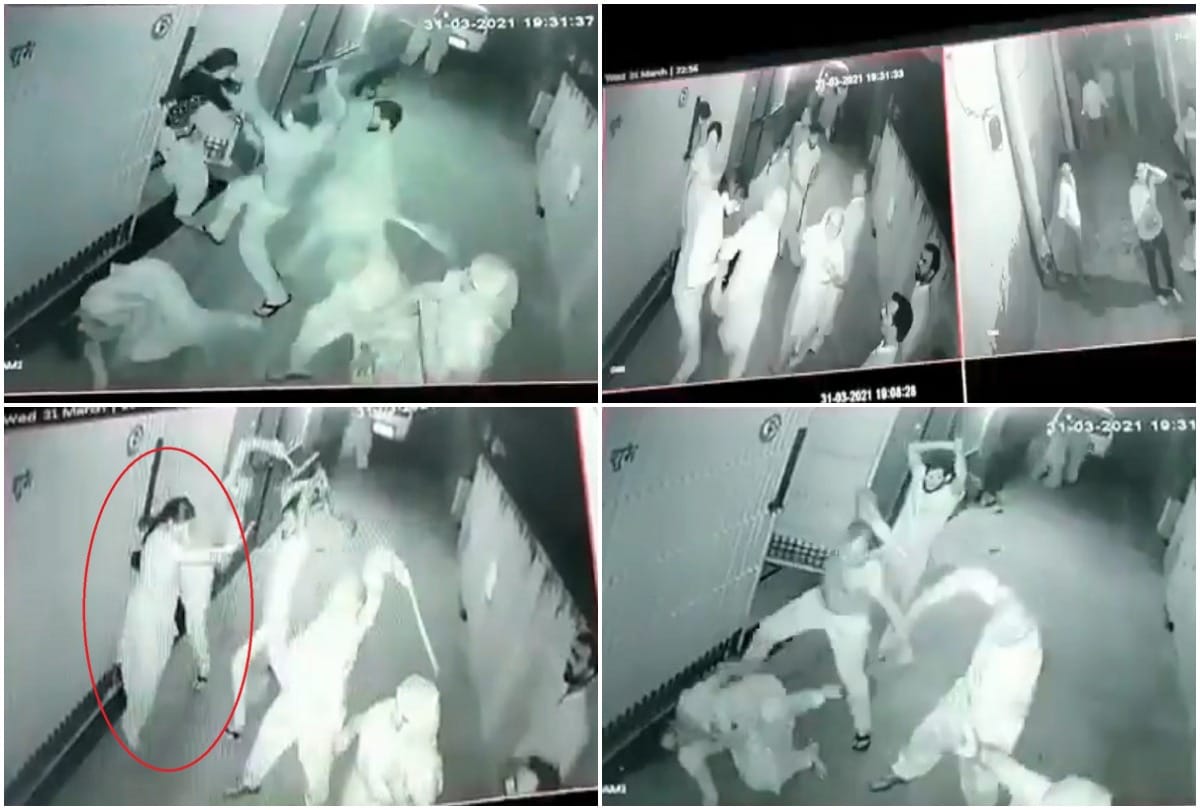 Attackers brutally beating mother-daughter in ghaziabad dog saved both lives