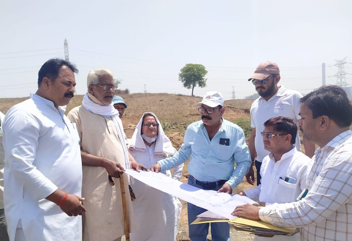 Soil test for bridge construction on Renuka river begins