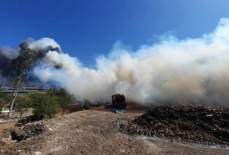 Pollution increased three times due to dumping ground massive fire in Chandigarh