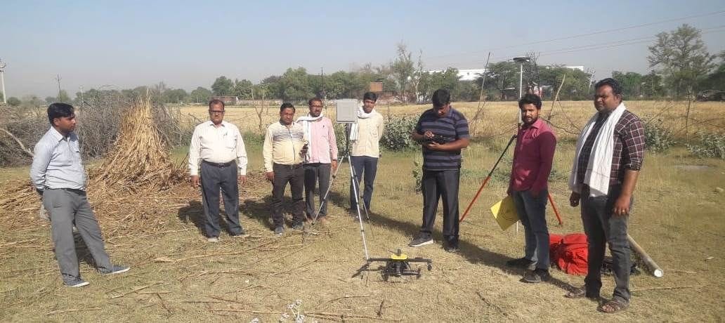team visited village and survey