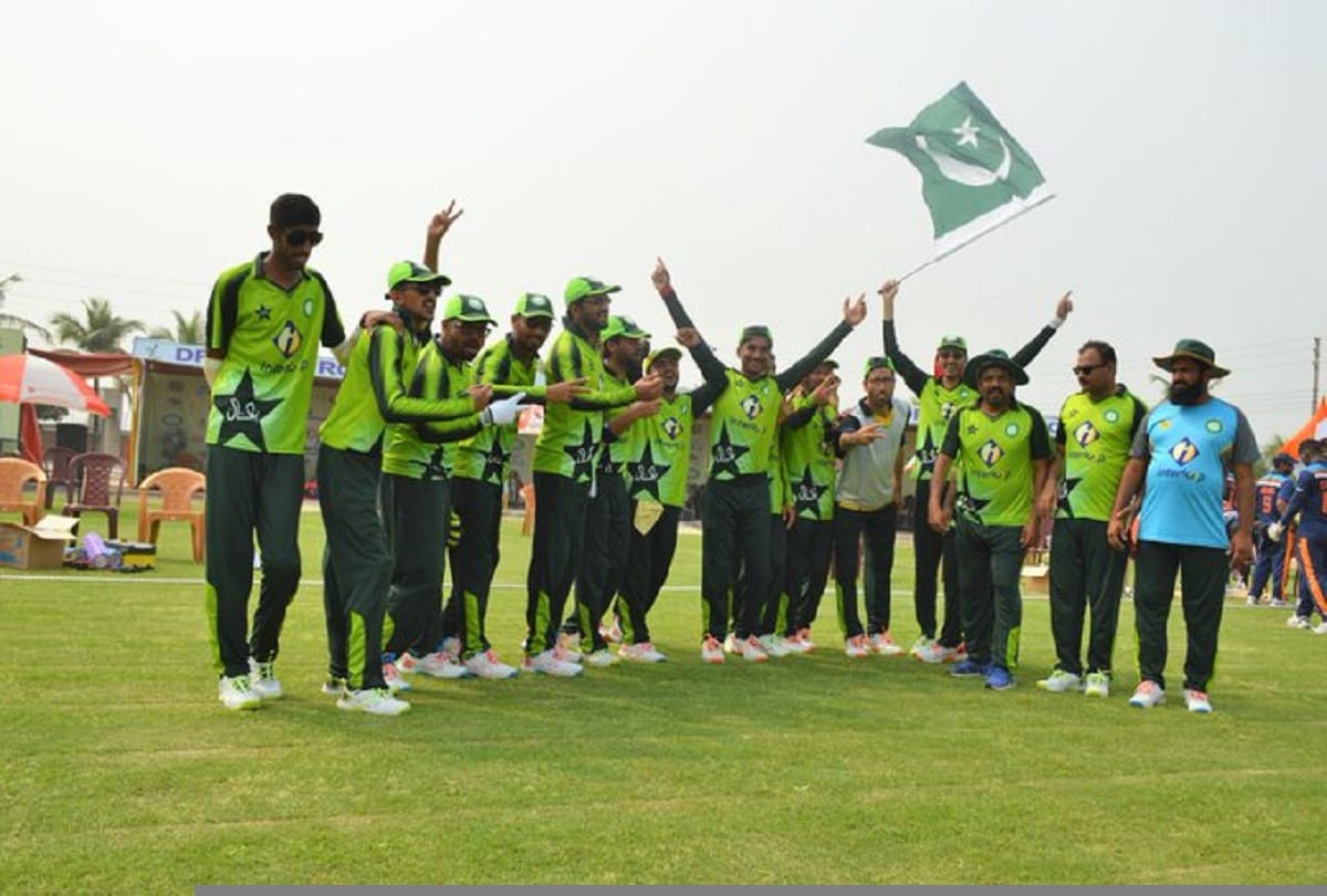 Pakistan blind cricket team beat India in triangular blind cricket tournament final