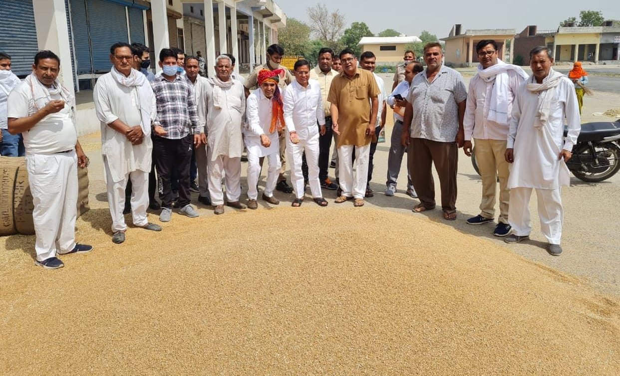 Procurement of Rabi started in Teegaon Grain Market