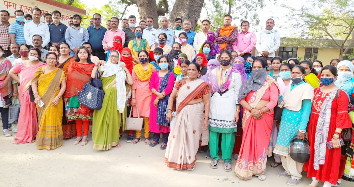 Women teachers upset due to neglect in duty