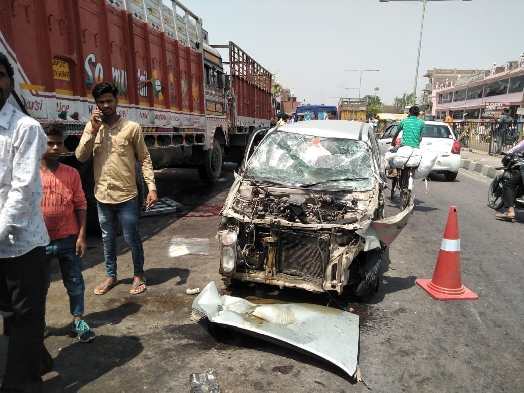 Two youth riding a bike died due to car collision