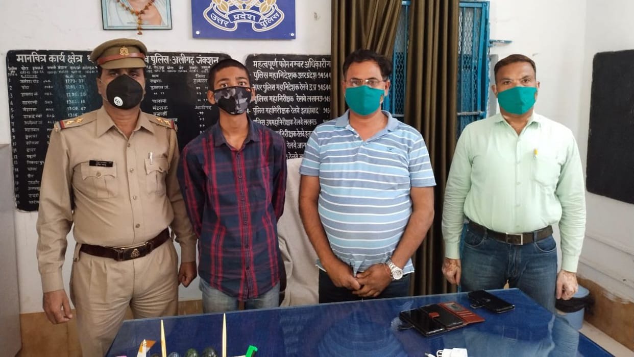 child abduct from Darbhanga caught in train