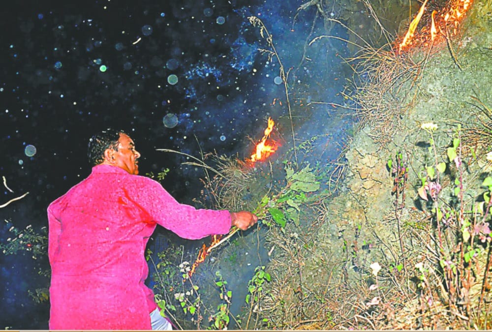 Uttarakhand: 165 hectares forest burnt in first week of April, forest minister Harak singh rawat extinguish fire