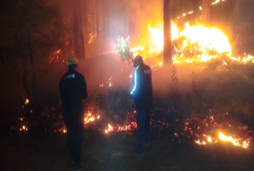 Uttarakhand Forest Fire News: Approx 105 hectares forest burned in 12 hours, now Keep Eye from satellite