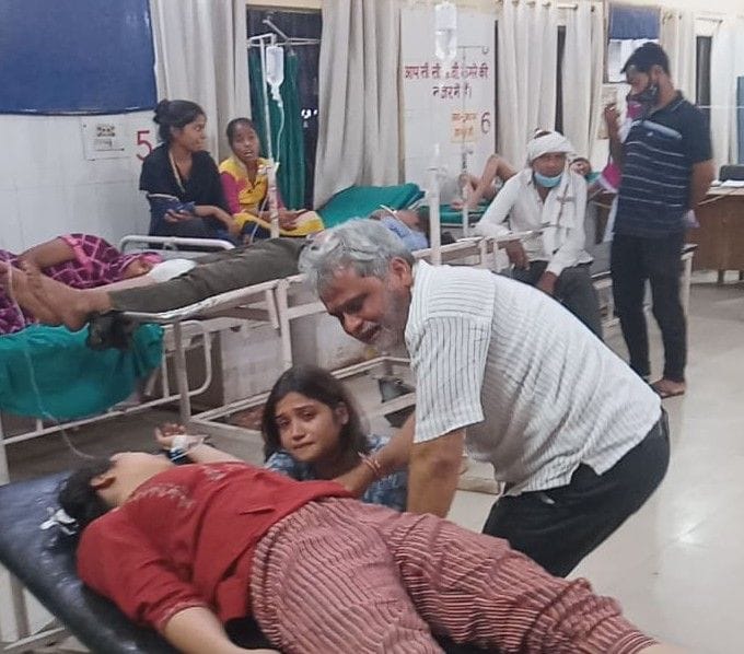 Hathras: Scooty riding woman dies in car collision