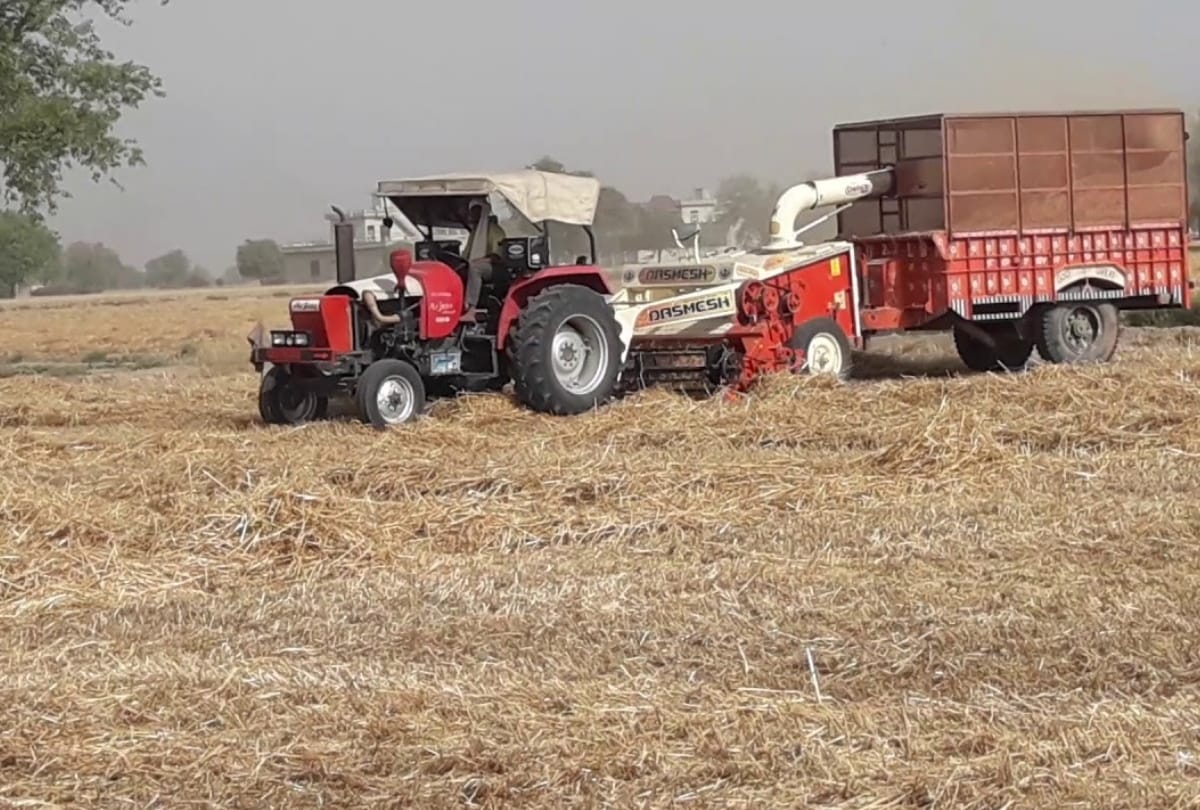 harvesting machine will not run in fields till 15 due to wheat crop incidents in gorakhpur
