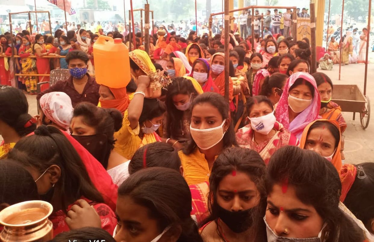 Cultural programme in Sitarganj.