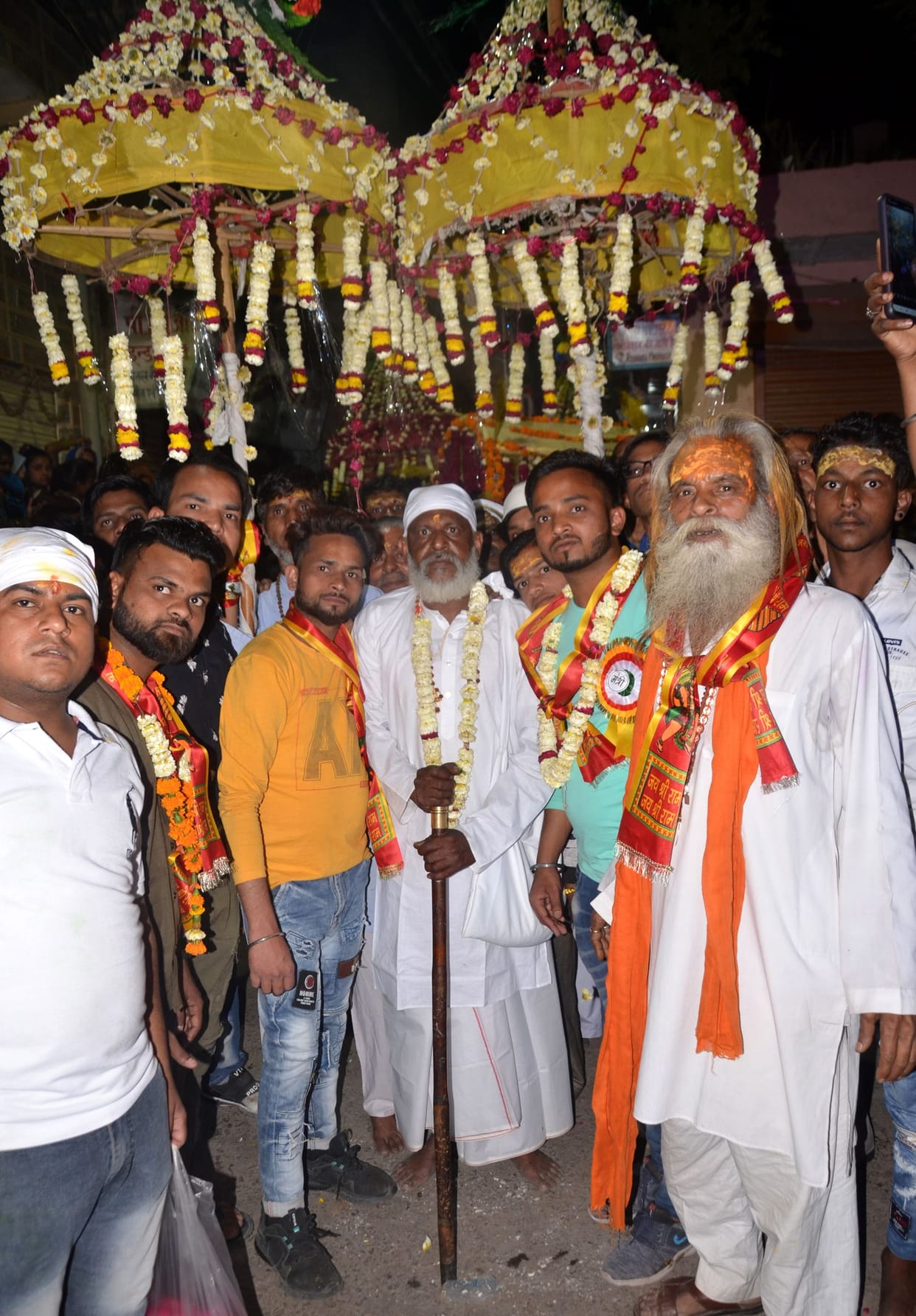 A grand procession was taken out