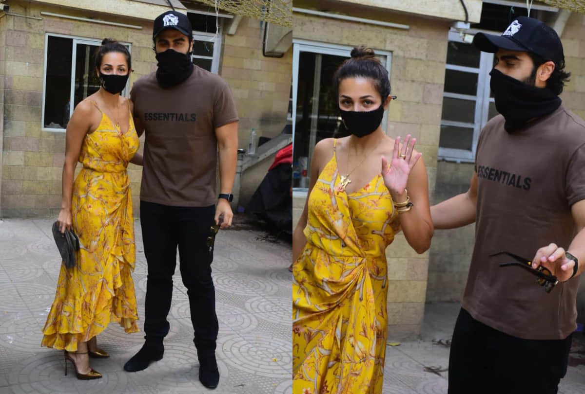 malaika arora celebrates easter with mother and boyfriend arjun kapoor look hot in backless floral maxi dress