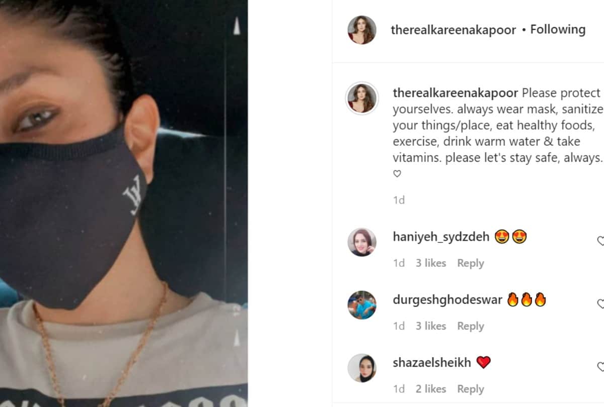 Kareena Kapoor Khan Covid 19 Safety Mask Worth Rs 26000 Says Just Wear Your Mask