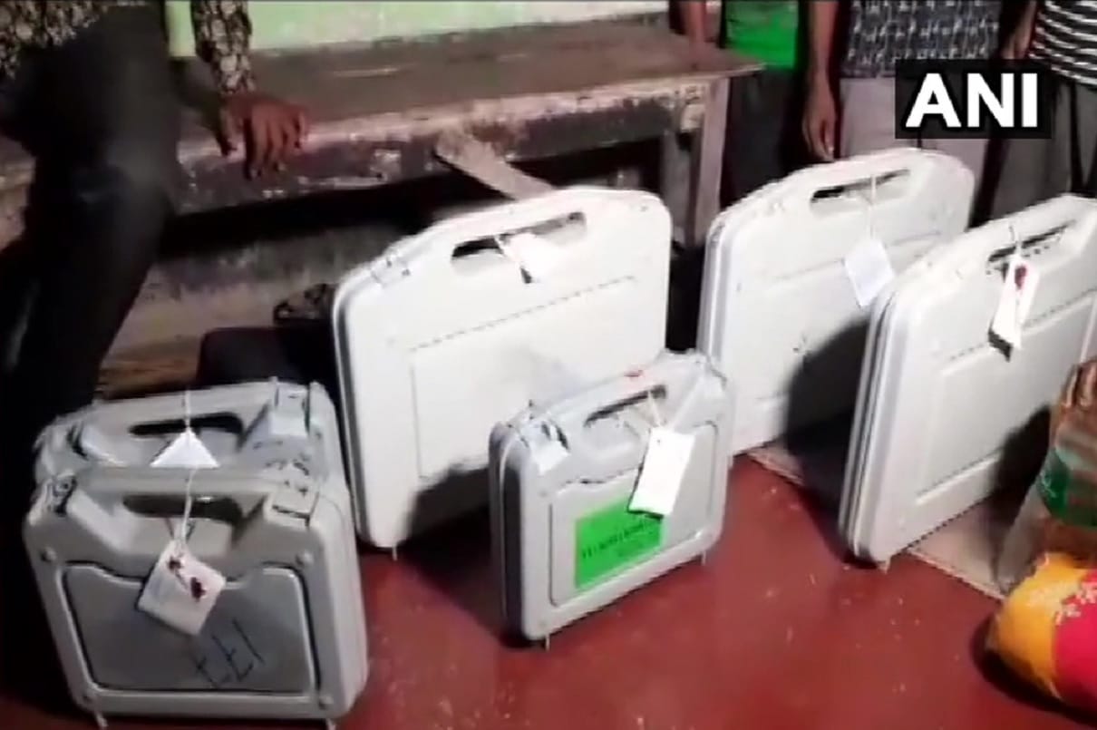 EVMs were found at TMC leader residence in Uluberia in west Bengal