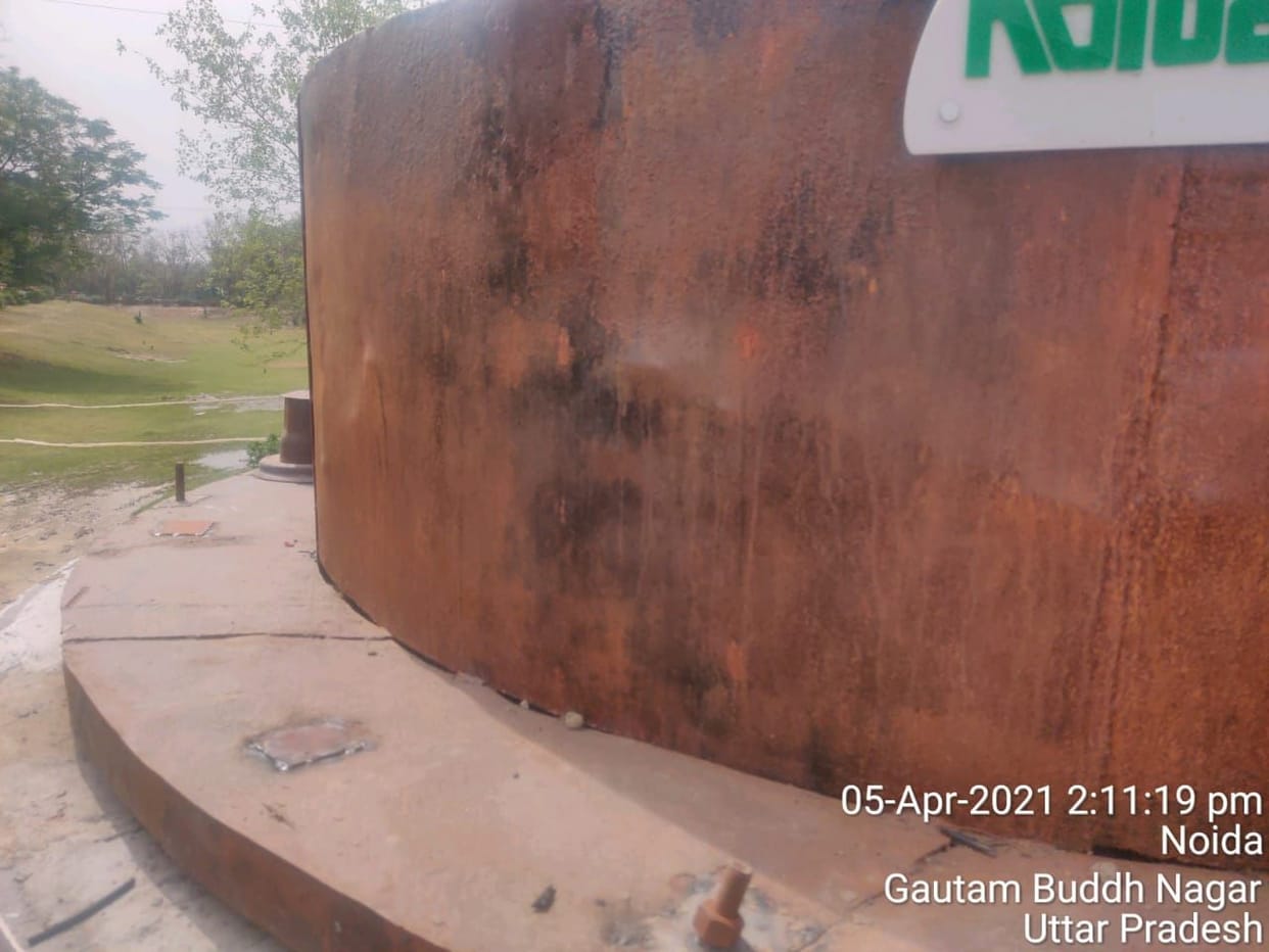 Thieves damaged Sanchi Stupa and stolen iron