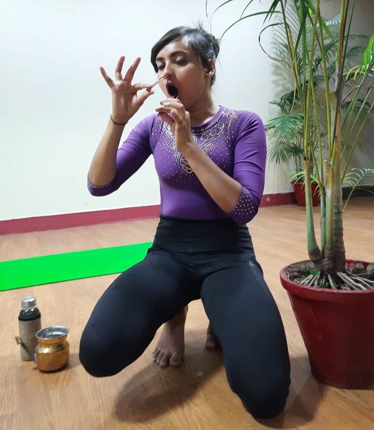 MCM students learned yoga in online workshop