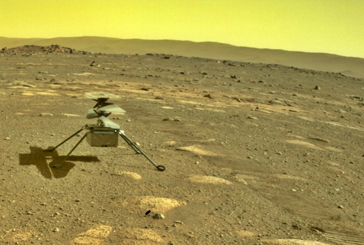 NASAs Mars helicopter Ingenuity made its first flight on another planet