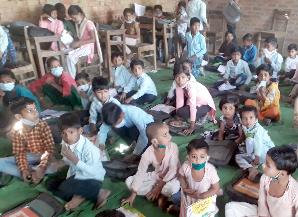 school opend in coeona time in sambhal