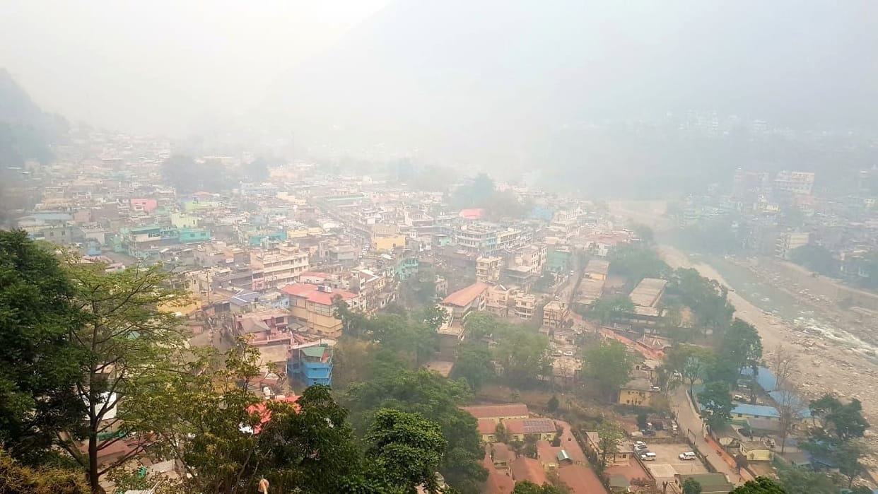 Forest Fire In Kuamaun