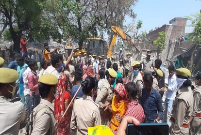 PDA-Municipal Corporation made encroachment on the banks of Karbala, stirring up