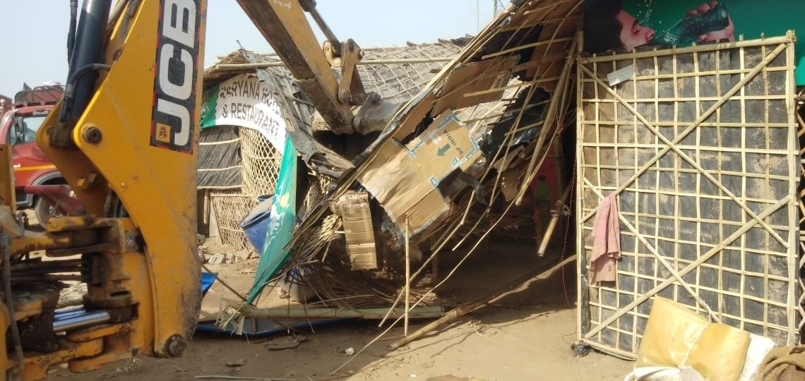 Illegal construction demolished in many villages