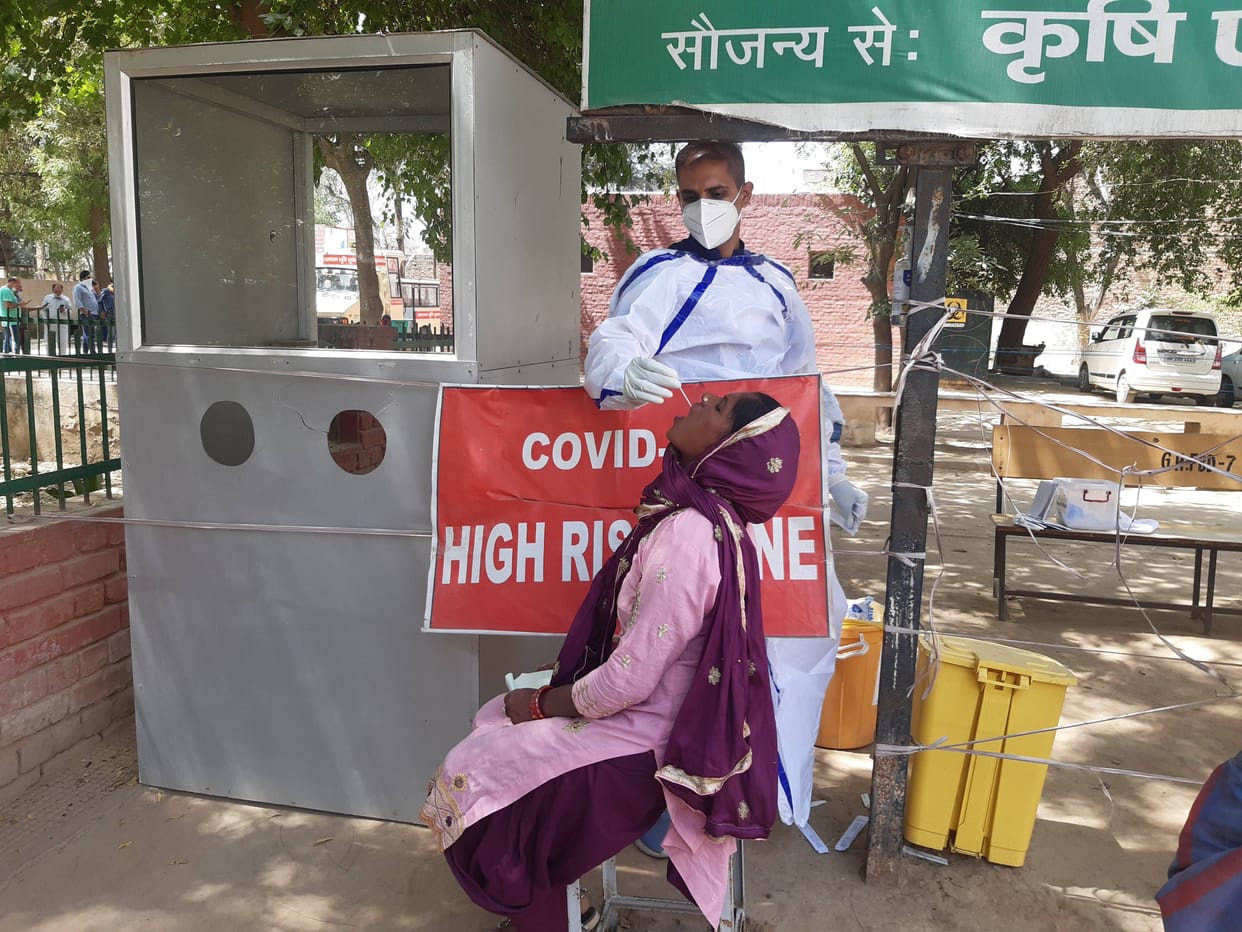 Including 14 girl students of government school, 31 were found infected