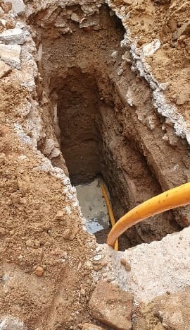 Uproar over digging of road in Ekta Nagar, work stopped