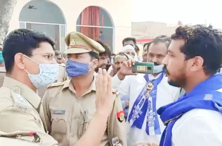 Chandrashekhar did road show without permission