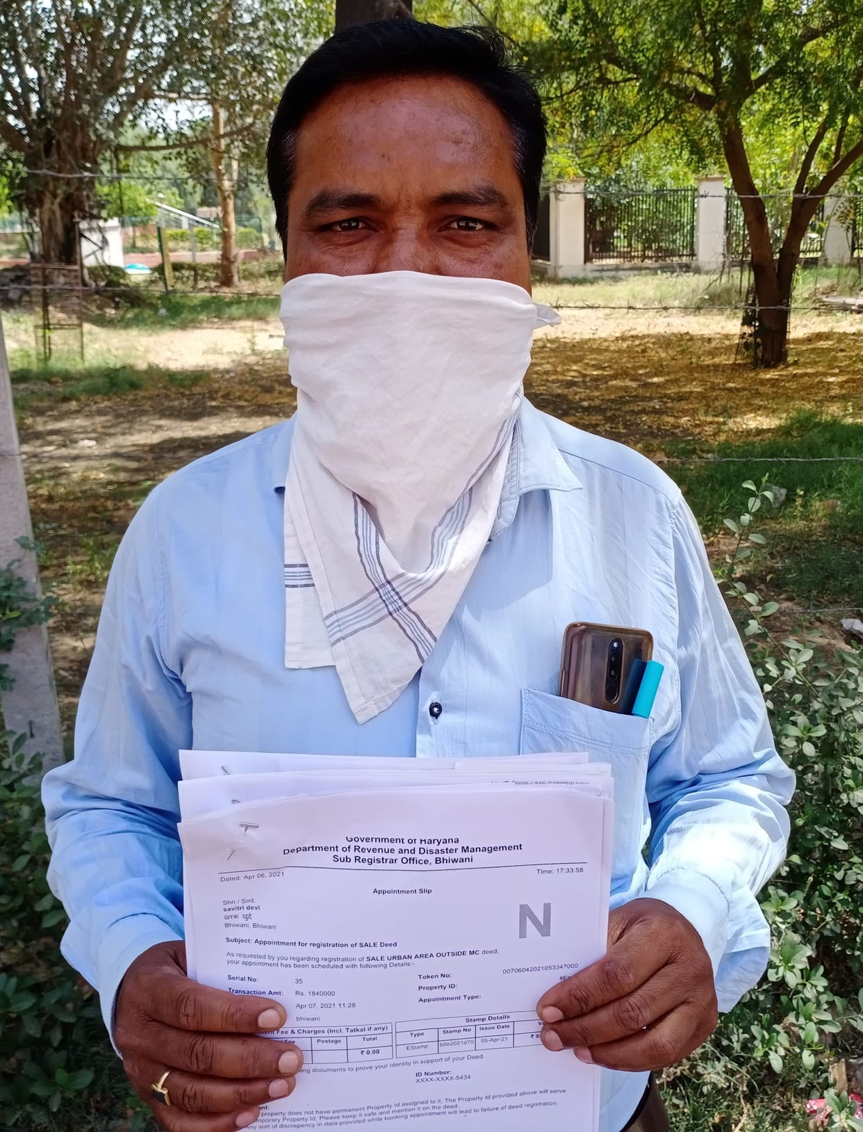 nagar parishad, property id, not making, people tense