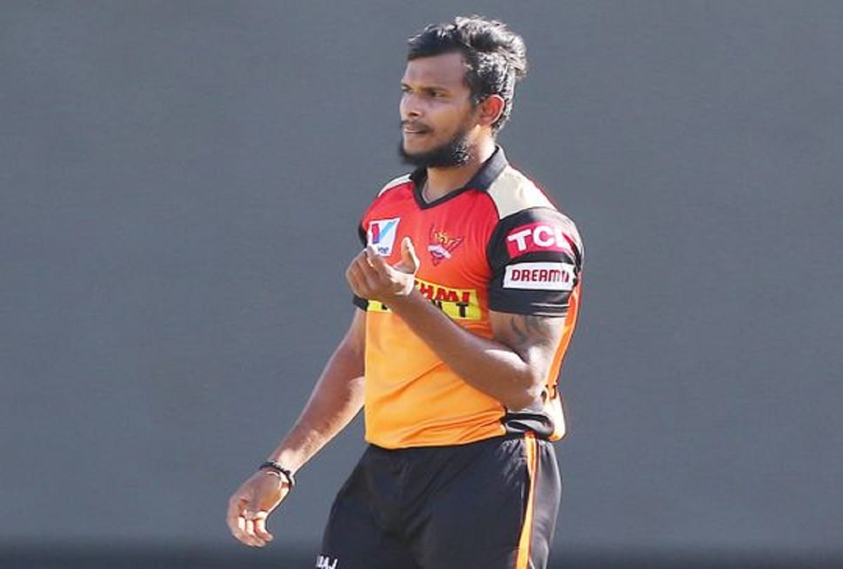 Sunrisers Hyderabad bowler T natarajan said MS Dhoni asked me to bowl slow boucer during IPL 2020