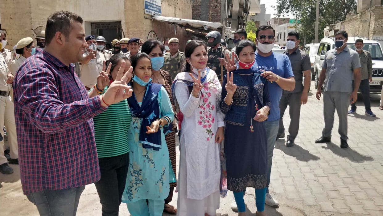 Reena Sethi of Halopa defeated Sumanlata Bamaniya of BJP by two votes.