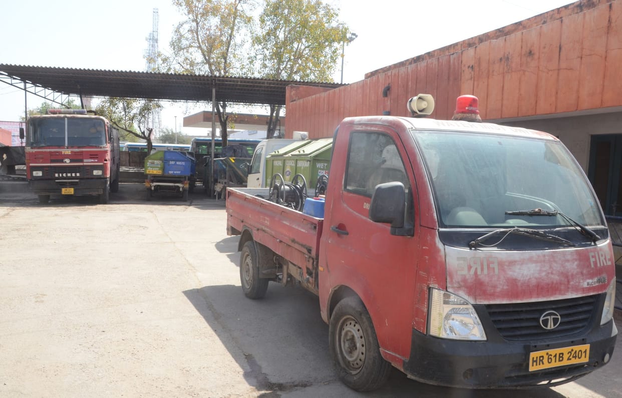 Fire brigade office built on one acre of land in Badlada